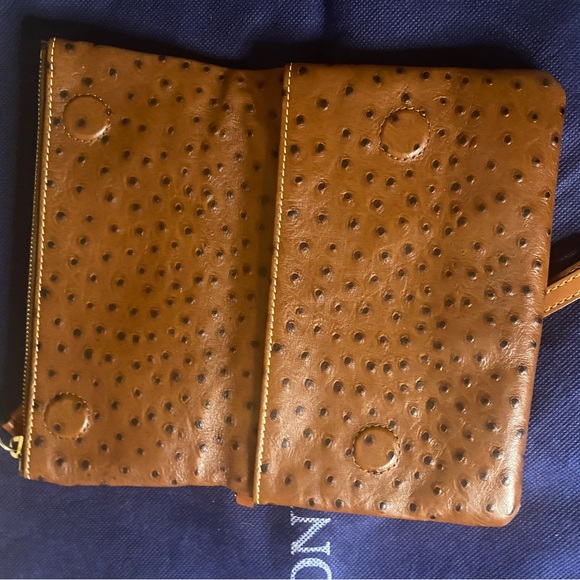 Dooney & Bourke Ostrich Bristol Florentine Leather  with Dooney Charms - Picture 7 of 16